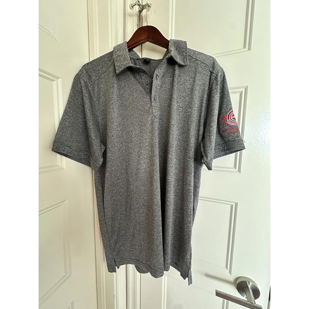 SONIC Drive In Fast Food Corporate Employee Uniform Polo Shirt Gray Size Large